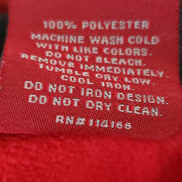 COLOSSEUM NCSU Slim Fit Large Women's Zip Pullover Hoodie Embroidered Red - Picture 5 of 12